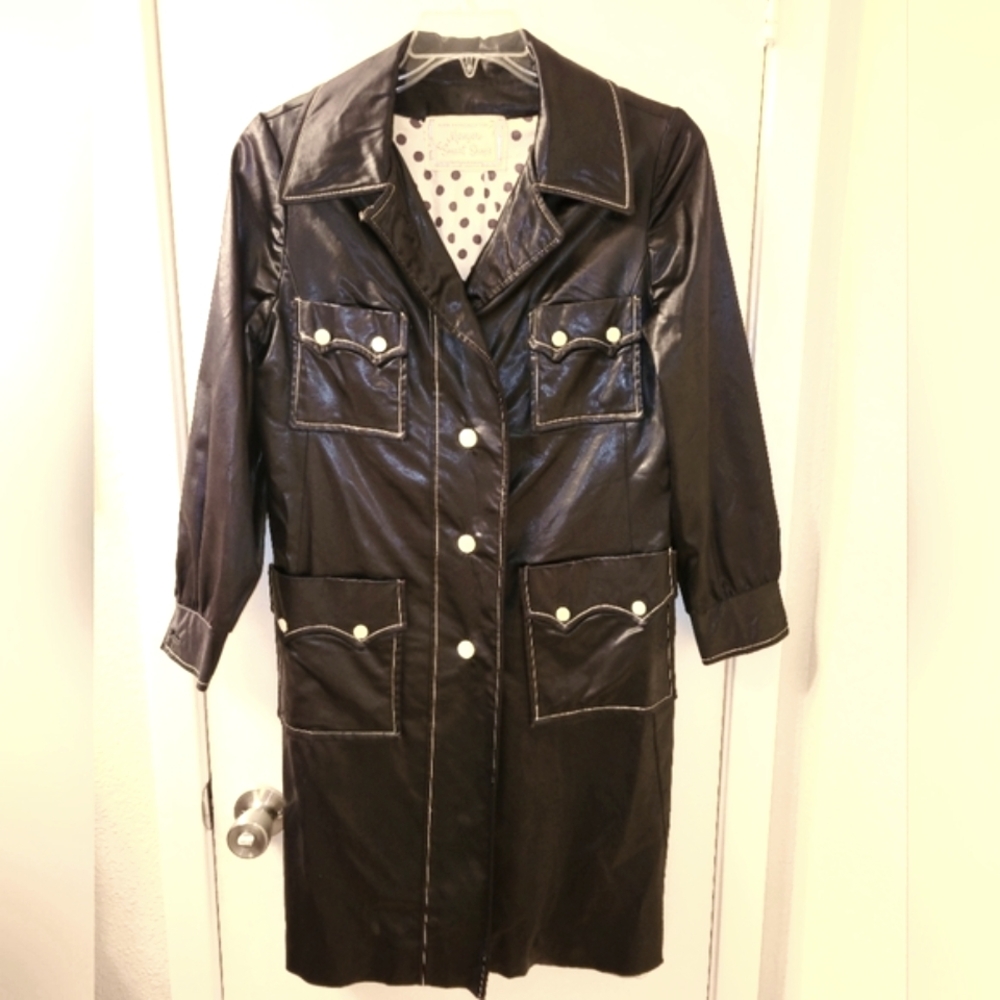 Vintage Menger Smart Shops 1960s Trench Coat
